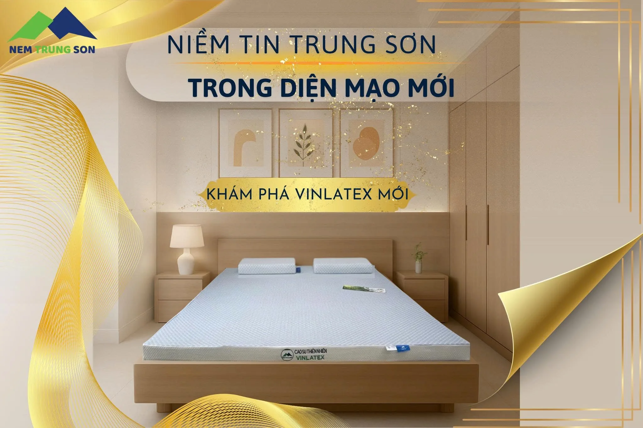 Nệm Cao Su Thiên Nhiên Trung Sơn - VinLatex