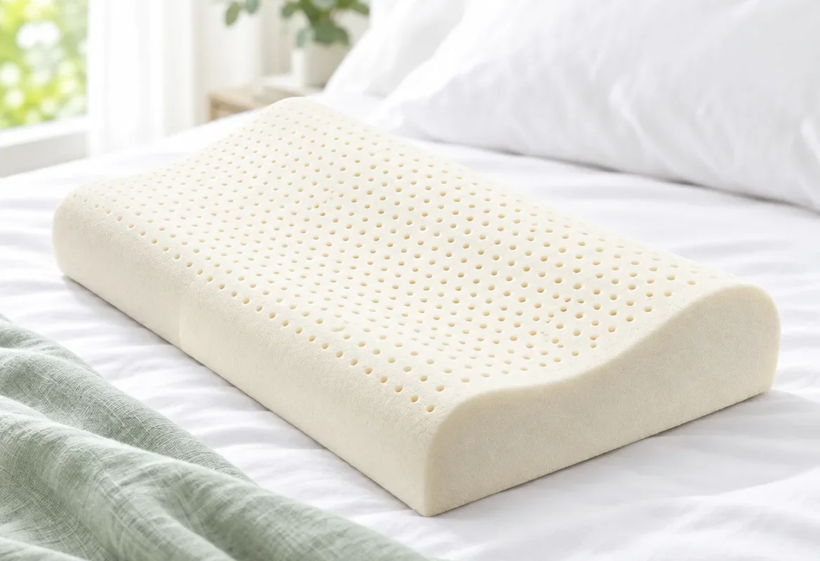 Cận chi tiết Gối cao su thiên nhiên VinLatex
